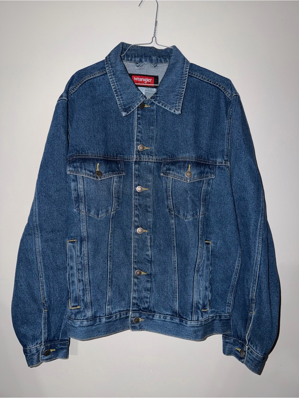 Wrangler Dark Blue Denim Shirt Jacket